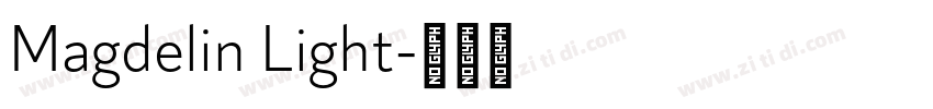 Magdelin Light字体转换